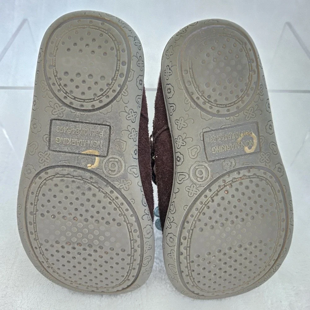 Toddler Girl's Mary Jane Brown Size 6 Cherokee Comfy Casual Coquette‎ Shoes